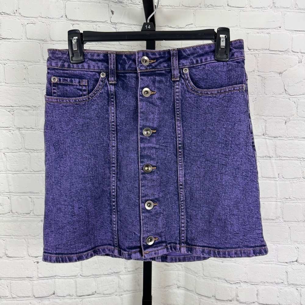 Hot Topic Purple Pencil Mini Skirt